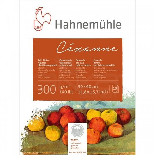 Hahnemühle Cezanne Sulu Boya Blok Cold Pressed 300g 10 Yaprak 30x40cm