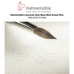 Hahnemühle - Hahnemühle Leonardo Sulu Boya Hot Pressed 600g 50x65 5li Paket