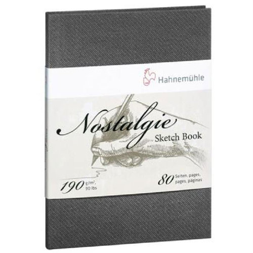 Hahnemühle Nostalgie Sketch Book Çizim Defteri Sert Kapak Dikey 190g 80 Yaprak