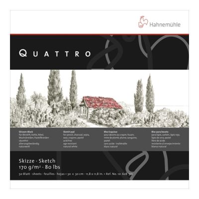 Hahnemühle Quattro Skizzenblock Eskiz Defteri 30x30cm 50Yp 170g 10628321