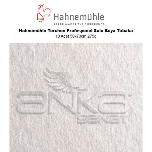 Hahnemühle Torchon Profesyonel Sulu Boya Tabaka 10 Adet 50x70cm 275g