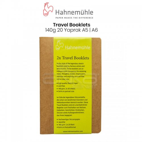 Hahnemühle Travel Booklets 20 Yaprak 140 g