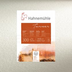 Hahnemühle - Hahnemühle Turner Sulu Boya Blok 30x40cm 300g 10 Yaprak Cold Pressed 10 628 136