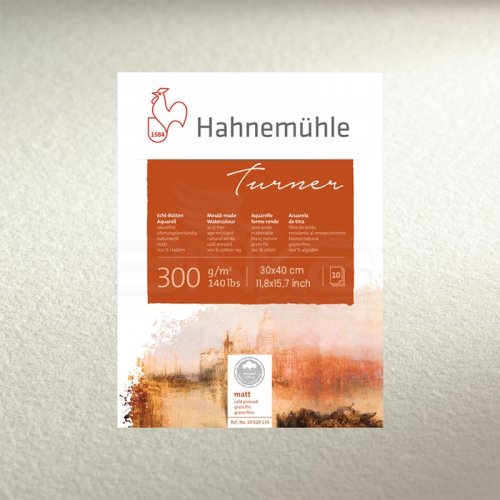 Hahnemühle Turner Sulu Boya Blok 30x40cm 300g 10 Yaprak Cold Pressed 10 628 136