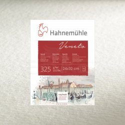 Hahnemühle - Hahnemühle Veneto Sulu Boya Blok 325g 24x32cm 12 Yaprak 10628504