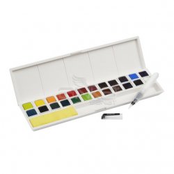 Derwent - Derwent Inktense Sulu Boya Seti Yarım Tablet 24lü 2305545 (1)