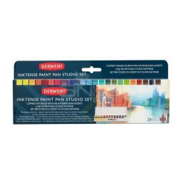 Derwent Inktense Sulu Boya Seti Yarım Tablet 24lü 2305545 - Thumbnail