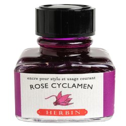 Bruno Visconti - J.Herbin Dolma Kalem Mürekkebi Cam Şişe 30ml-Cyclamen Pink