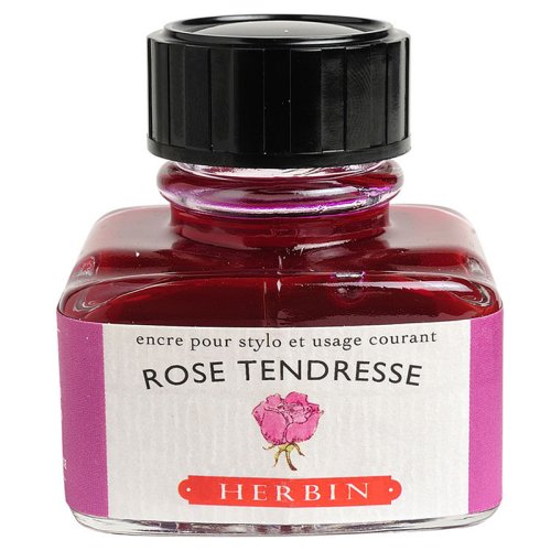 J.Herbin Dolma Kalem Mürekkebi Cam Şişe 30ml Rose Tendresse - Rose Tendresse