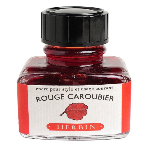 J.Herbin Dolma Kalem Mürekkebi Cam Şişe 30ml-Ruby Red - Ruby Red