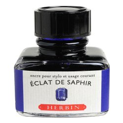 Bruno Visconti - J.Herbin Dolma Kalem Mürekkebi Cam Şişe 30ml-Saphire Blue