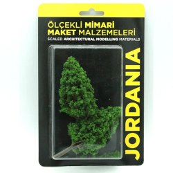 Jordania - Jordania Ağaç Maketi Metal 11cm 1/50 2li D11040