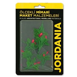 Jordania - Jordania Çiçek Maketi Fuşya 4.5cm 6lı FL3245F