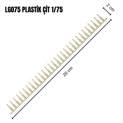 Jordania Plastik Çit Maketi 1/75 LG075