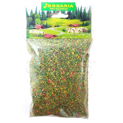 Jordania Toz Çim Maketi 50g Çiçekli Yeşil 04102