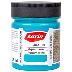 Hahnemühle - Karin Ebru Boyası Ezilmiş 403 Aquamarine 105cc