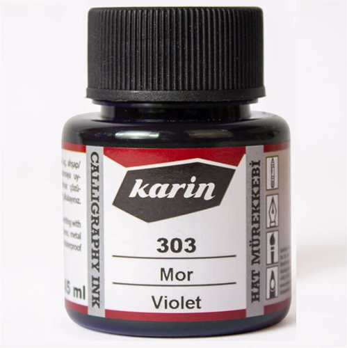 Karin Hat Mürekkebi 303 Mor 45ml - Mor