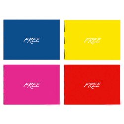 KESKİN COLOR - Keskin Color Free Resim Defteri PP Kapak 30 Yaprak 25x35cm