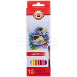 Koh-i-Noor - Koh-i-Noor Aquarell Pencil Sulu Boya Kalemi Balık 18li 3717