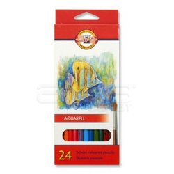 Koh-i-Noor - Koh-i-Noor Aquarell Pencil Sulu Boya Kalemi Balık 24lü 3718