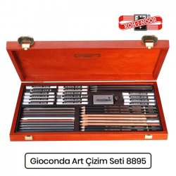 Koh-i-Noor - Koh-i-Noor Gioconda Artist Set Ahşap Kutu Çizim Seti 8895