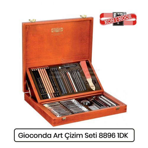 Koh-i-Noor Gioconda Artist Set Ahşap Kutu Çizim Seti 8896 1DK