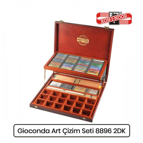 Koh-i-Noor Gioconda Artist Set Ahşap Kutu Çizim Seti 8896 2DK