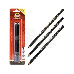 Koh-i-Noor - Koh-i-Noor Gioconda Extra Charcoals 3lü Set (1)