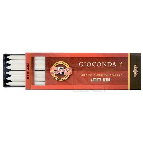 Koh-i-Noor Gioconda Grafit Uç 5.6 x 120mm 6lı 4371 White