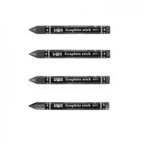 Koh-i-Noor Graphite Stick Jumbo Woodless Grafit Kalemi 8971