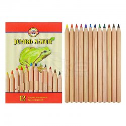 Koh-i-Noor - Koh-i-Noor Jumbo Natur Kuru Boya 12li