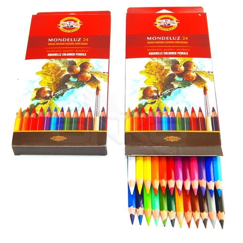 Koh-i-Noor Mondeluz Aquarell Sulu Boya Kalem Seti 24lü 3718