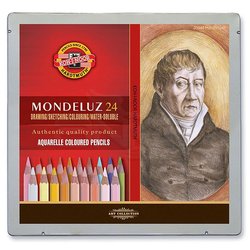 Koh-i-Noor - Koh-i-Noor Mondeluz Aquarell Sulu Boya Kalem Seti 24lü Portrait 3724