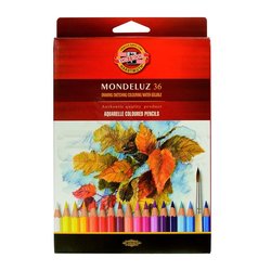 Koh-i-Noor - Koh-i-Noor Mondeluz Aquarell Sulu Boya Kalem Seti 36lı Set (1)