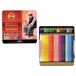 Koh-i-Noor Mondeluz Aquarell Sulu Boya Kalem Seti 48li 3726 - Thumbnail