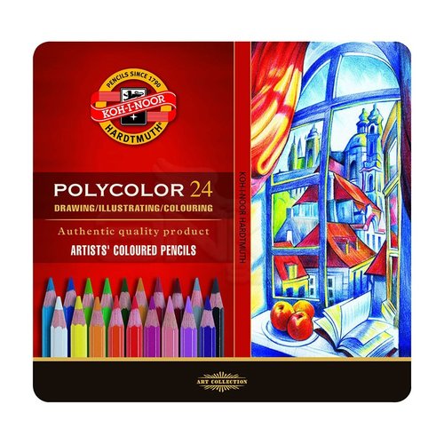 Koh-i-Noor Polycolor Kuru Boya Kalemi 24lü Set