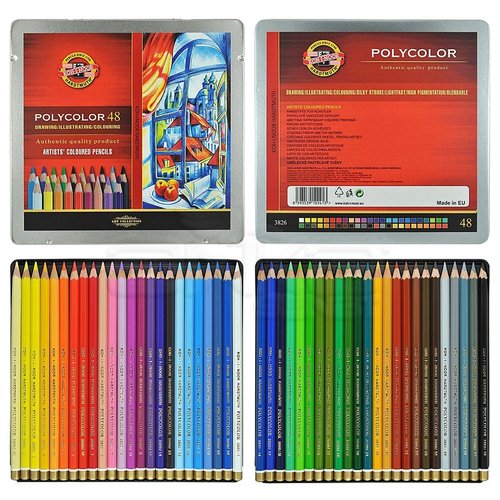 Koh-i-Noor Polycolor Kuru Boya Kalemi 48li Set