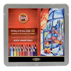 Koh-i-Noor Polycolor Kuru Boya Kalemi 48li Set - Thumbnail