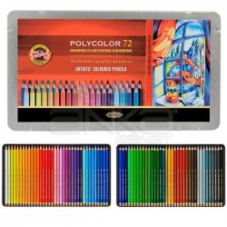 Koh-i-Noor - Koh-i-Noor Polycolor Kuru Boya Kalemi 72li Set 3827