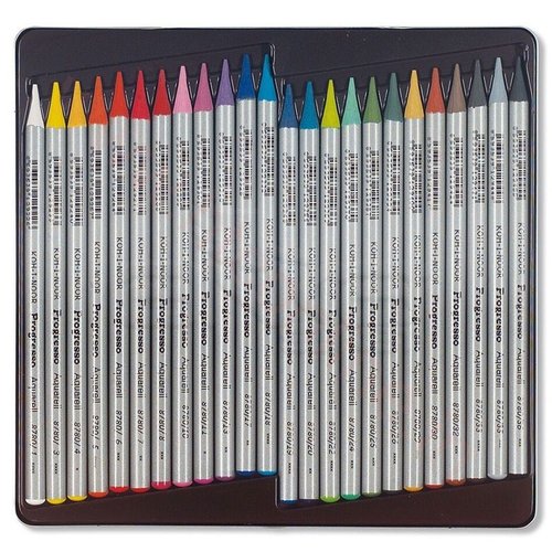 Koh-i-Noor Progresso Aquarell Woodless Coloured Pencil Set 24lü