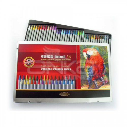 Koh-i-Noor Progresso Aquarell Woodless Coloured Pencil Set 36lı