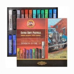 Koh-i-Noor Toison Dor Extra Soft Pastel 24lü (8554) - Thumbnail