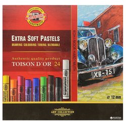 Koh-i-Noor Toison Dor Extra Soft Pastel 24lü (8554) - Thumbnail