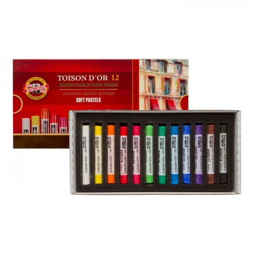 Koh-i-Noor Toison Dor Soft Pastel Boya 12li (8512)