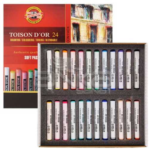 Koh-i-Noor Toison Dor Soft Pastel Boya 24lü (8514)