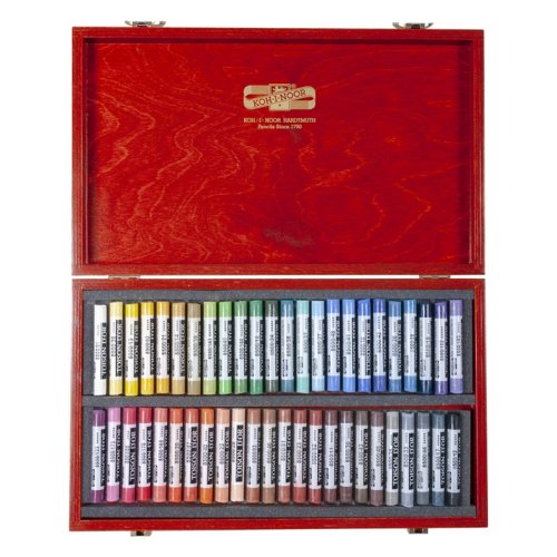 Koh-i-Noor Toison Dor Soft Pastel Boya 48li Ahşap Kutu (8596)