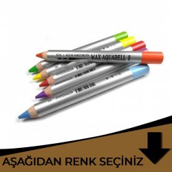 Koh-i-Noor - Koh-i-Noor Wax Aquarell Sulandırılabilir Pastel Boya Kahverengi Tonlar