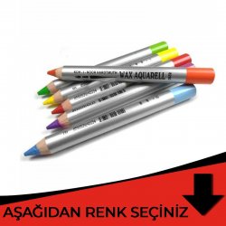 Koh-i-Noor - Koh-i-Noor Wax Aquarell Sulandırılabilir Pastel Boya Kırmızı Tonlar