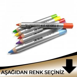 Koh-i-Noor - Koh-i-Noor Wax Aquarell Sulandırılabilir Pastel Boya Metalik Tonlar