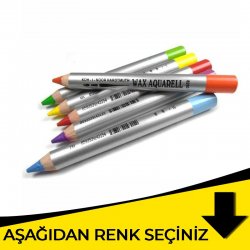 Koh-i-Noor - Koh-i-Noor Wax Aquarell Sulandırılabilir Pastel Boya Sarı Tonlar